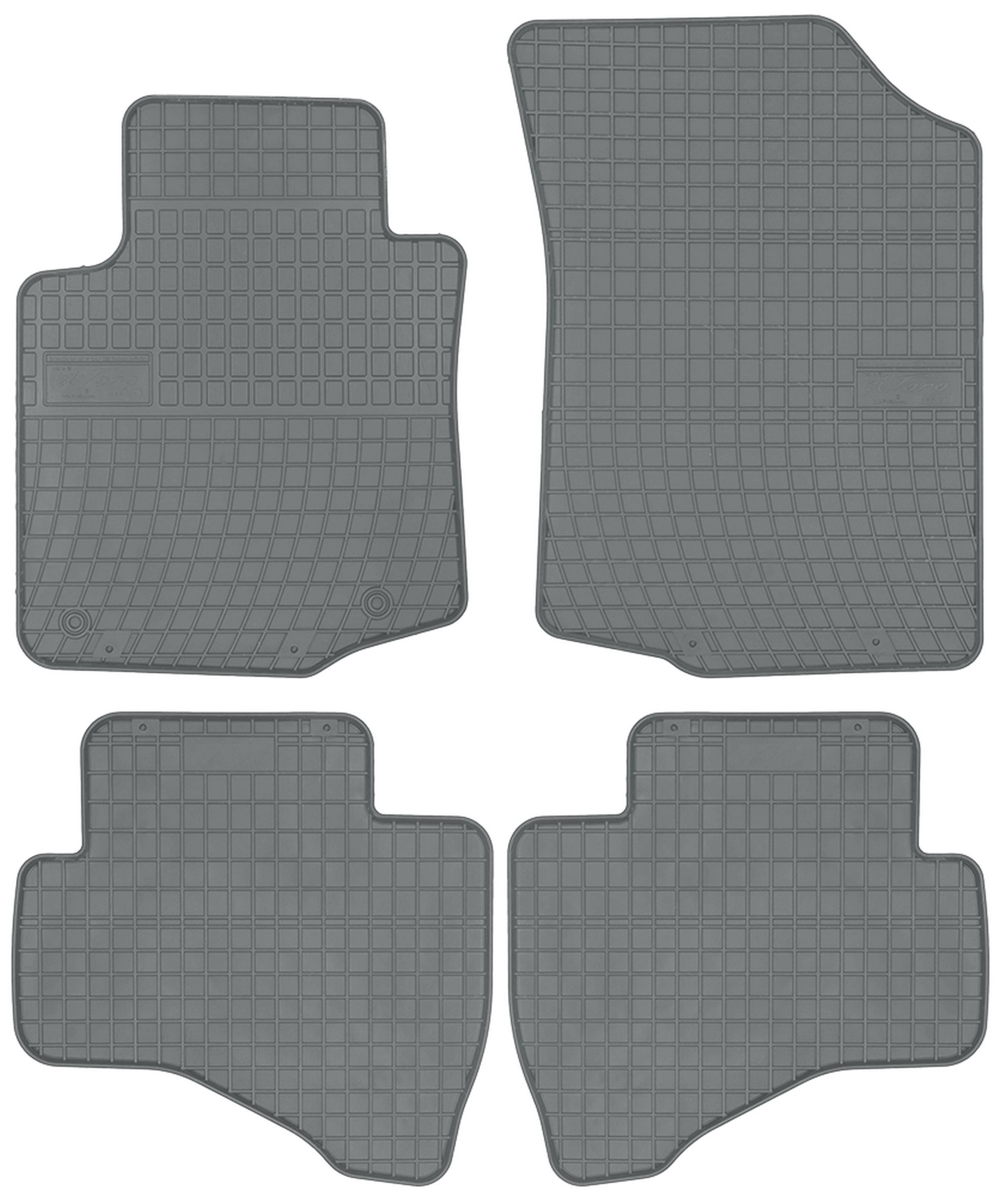 szare wycieraczki samochodowe do: Toyota Aygo I hatchback 2005-