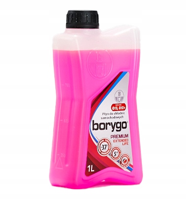 Borygo Premium Płyn do chłodnic -37°C Extended Life G12 G12+ 1L