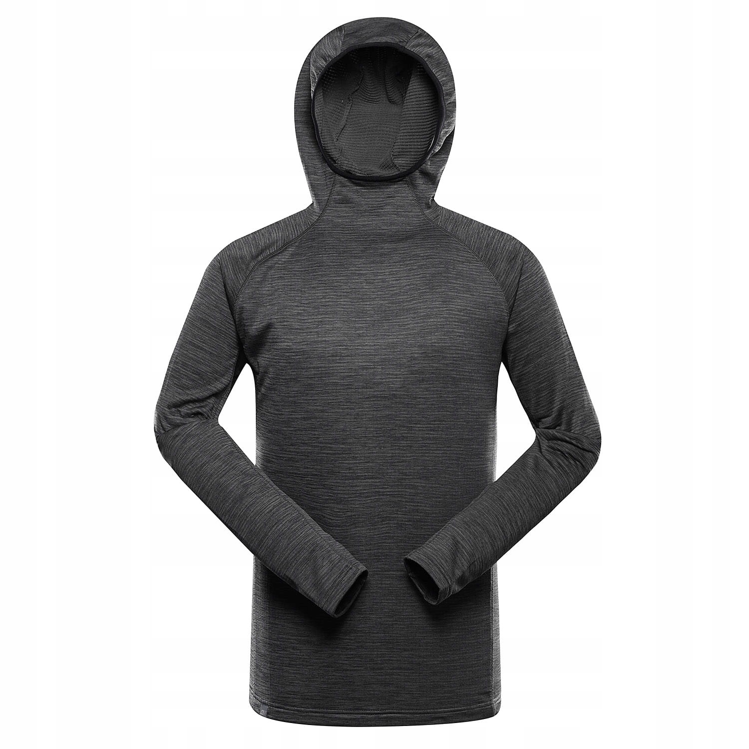 Bluza męska sportowa z kapturem Alpine Pro Rolt k.czarny r.3XL
