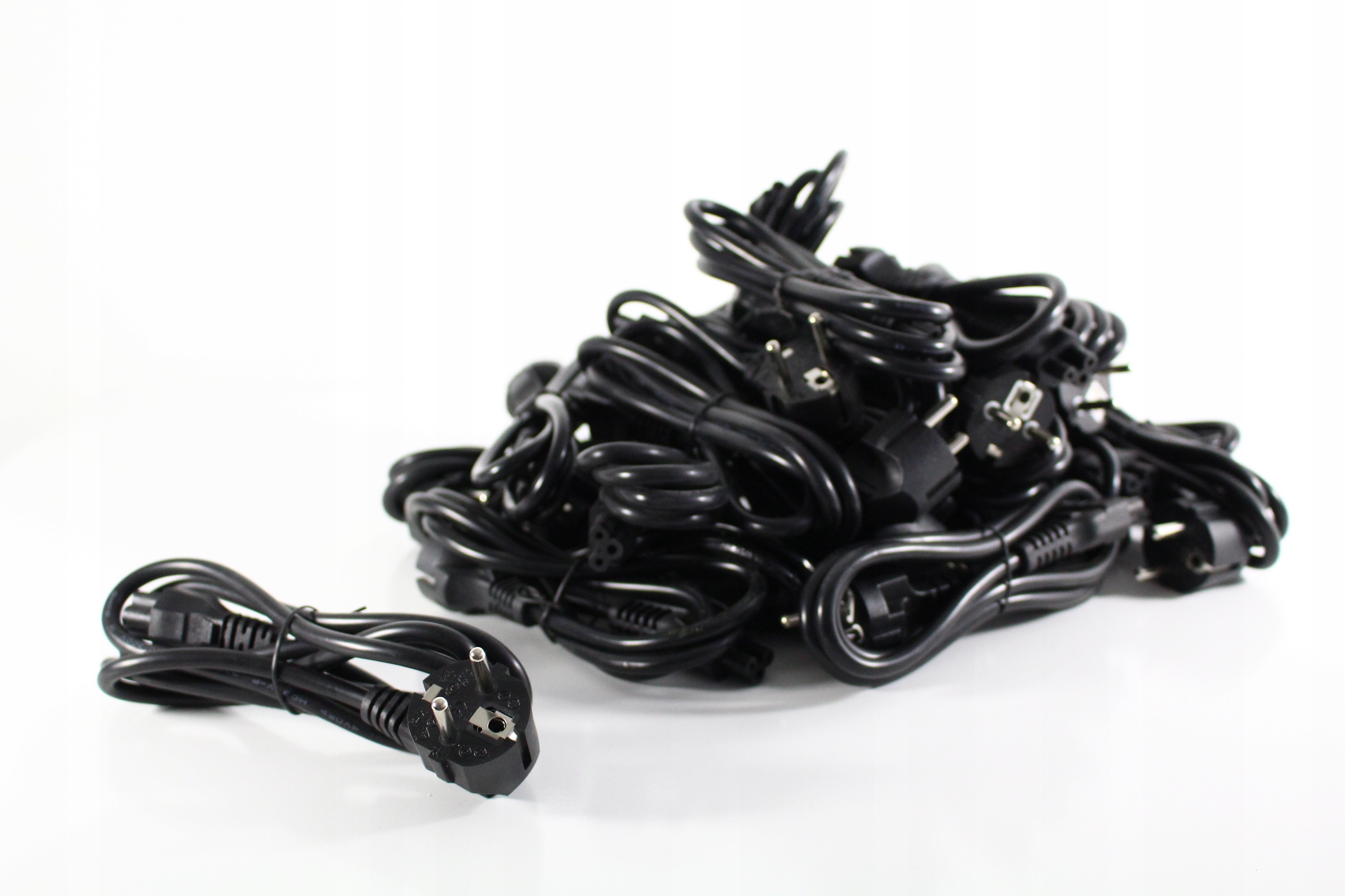 

100x Przewód, Kabel zasilający Koniczynka 1,2m