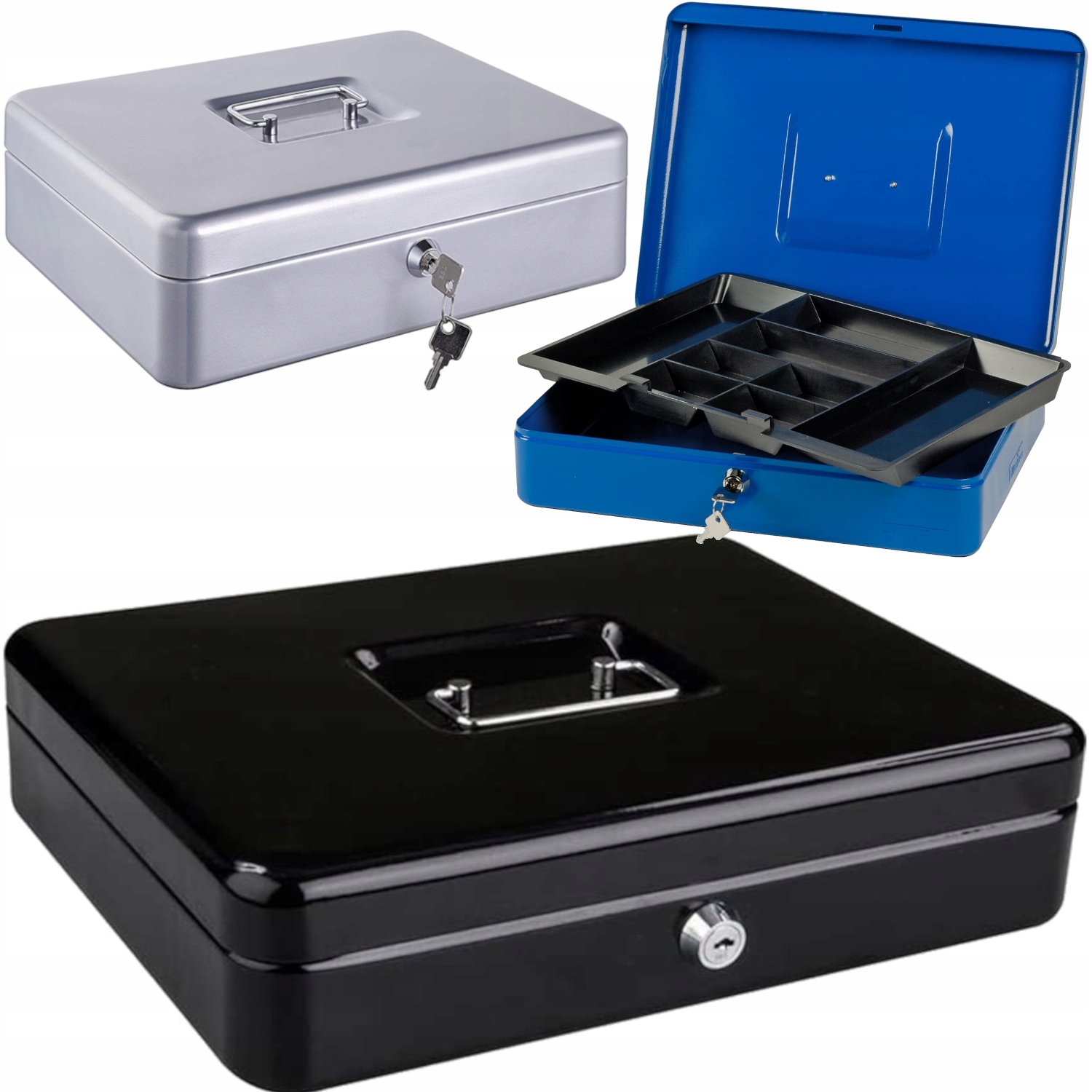 KASETKA METALOWA NA PIENIĄDZE SEJF BARDZO DUŻA XXL EAN (GTIN) 5904533521269