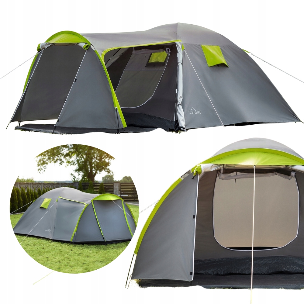 Duży Namiot kempingowy 4 Osobowy turystyczny Rodzinny wodoodporny Iglo