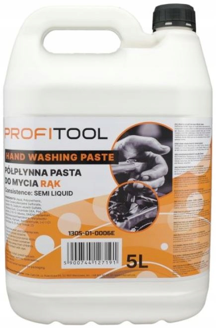 PROFITOOL PASTA DO MYCIA RĄK PÓŁPŁYNNA ŻELOWA SKUTECZNA 5L DAWNIEJ 4MAX