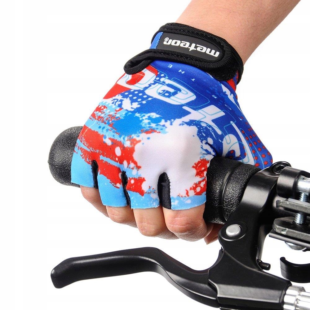 RĘKAWICZKI ROWEROWE METEOR MAP BLUE JR M