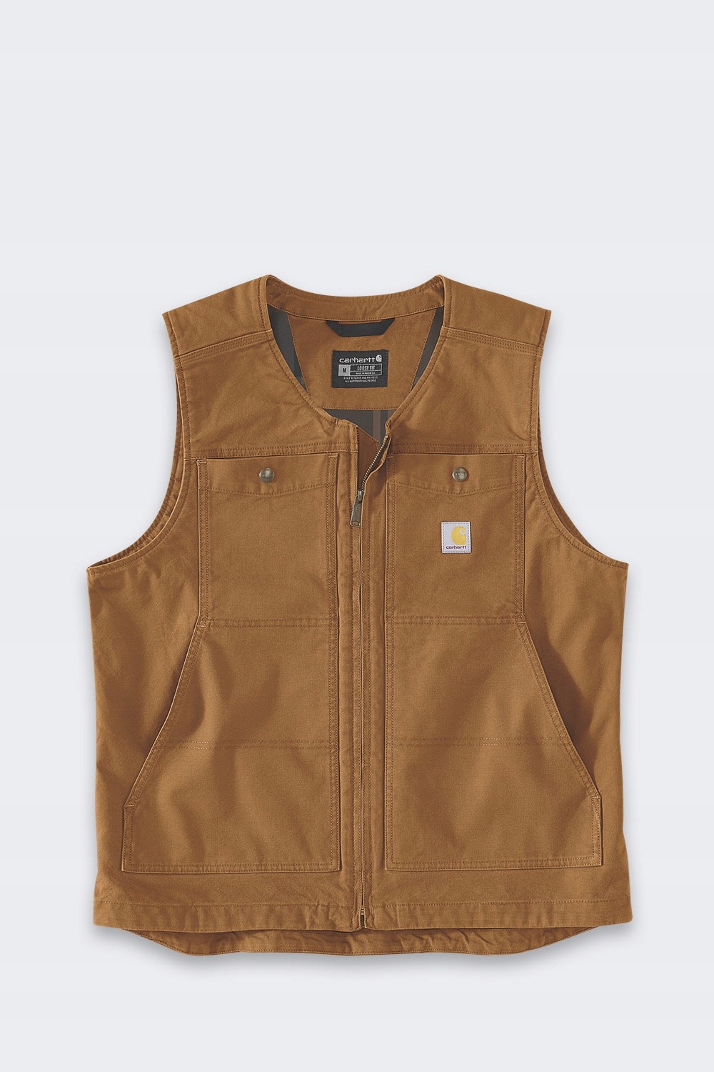 Bunda Bez Rukávů Carhartt Montana Duck Brown