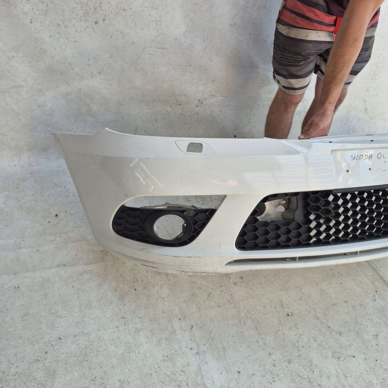 SKODA OCTAVIA II RS LIFT 08- bumper front front SPR