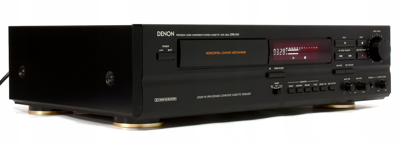 M6393 DENON DRS-610 ステレオ カセットデッキ 動作品 DENON DRS-610の仕様 デノン/デンオン