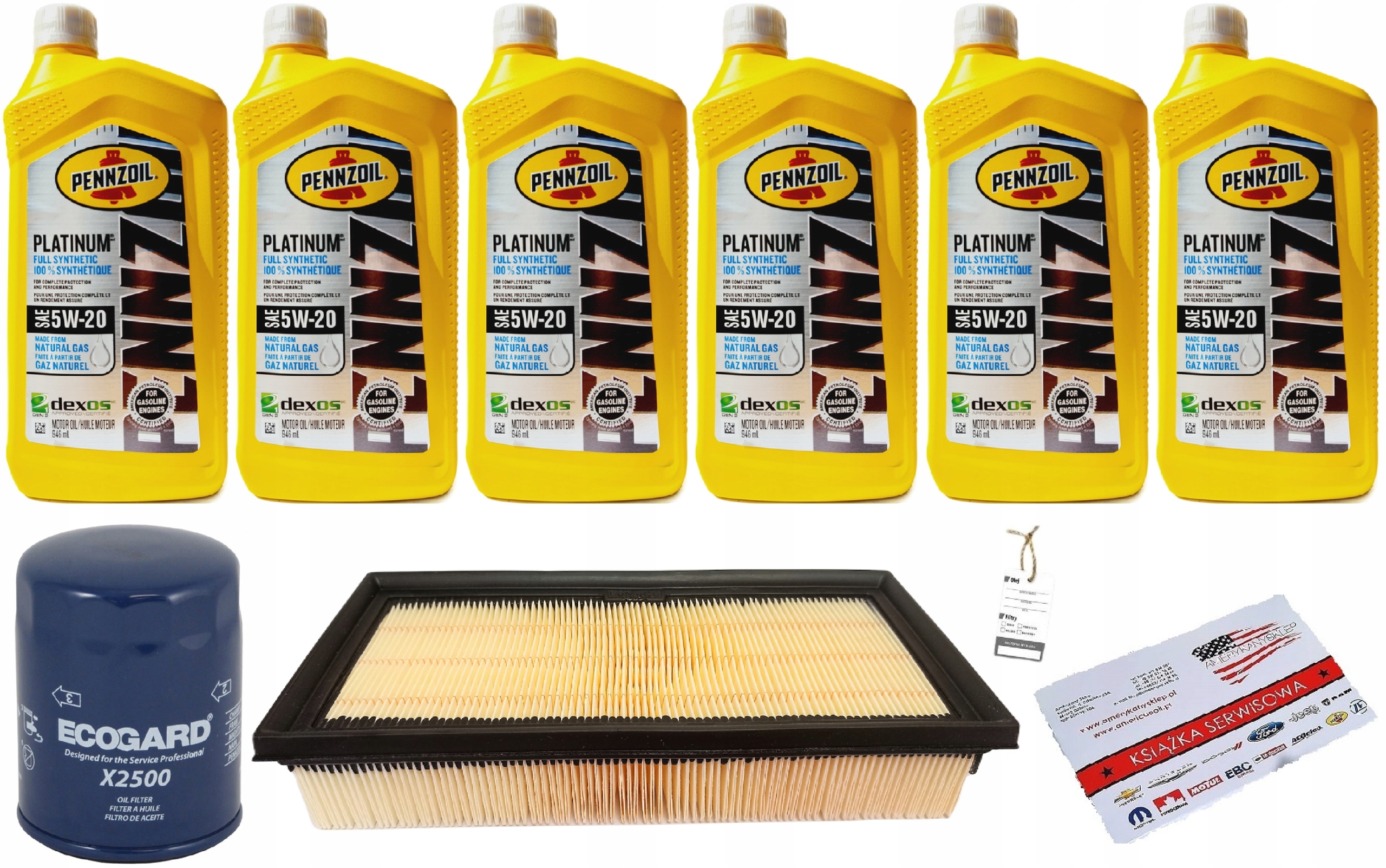 PENNZOIL 5W20 5,7L + FILTRY EXPLORER 3,3 2020-2021