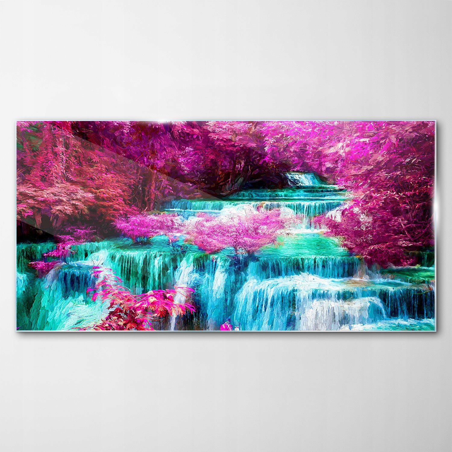 

Obraz na Szkle Dekor Drzewa Wodospad Natura 120x60