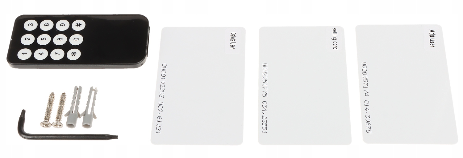 ZEWNĘTRZNY AUTONOMICZNY CZYTNIK KART BRELOKÓW RFID 125khz METAL PAMIĘĆ Łączność Przewodowy