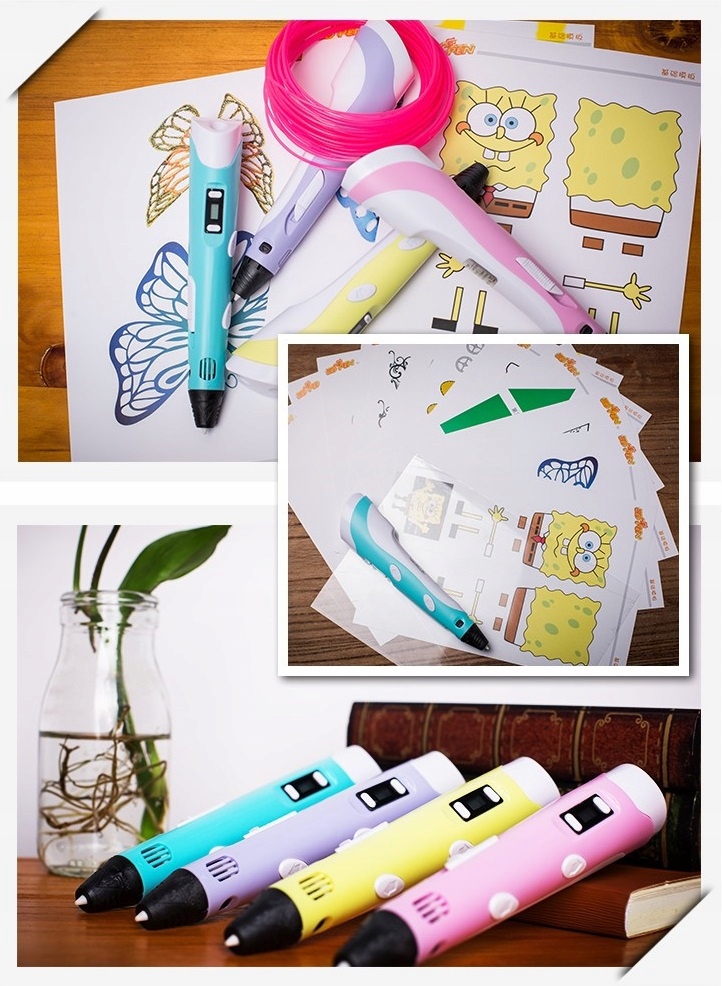 DŁUGOPIS 3D PEN DLA DZIECKA KOLORY PLA 27 METRÓW Kod producenta 3D PEN