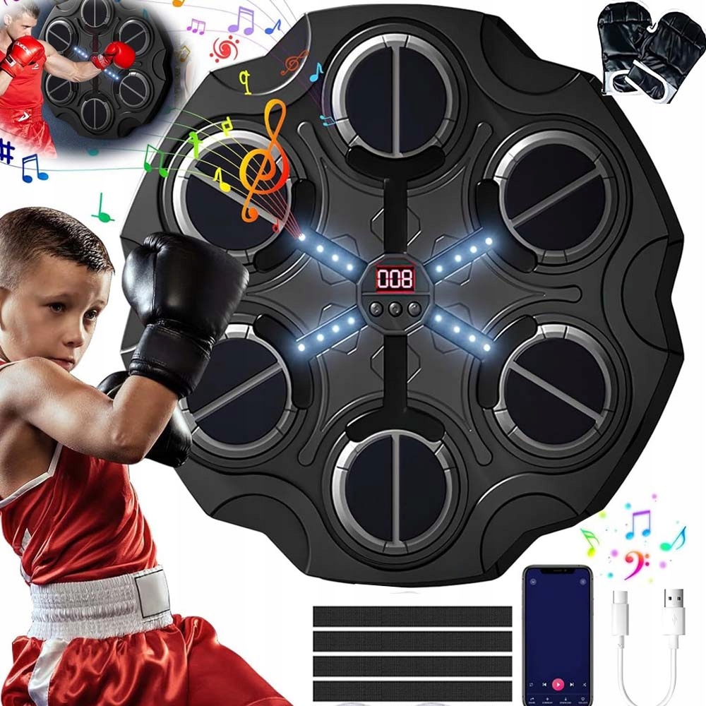 Music Boxing Maszyna Do Boksu Muzyczna Treningowa Bluetooth Gra Dla Dzieci