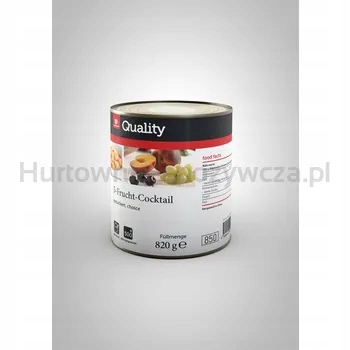 Tgq Koktejl s 5 plody v sirupu 820 g