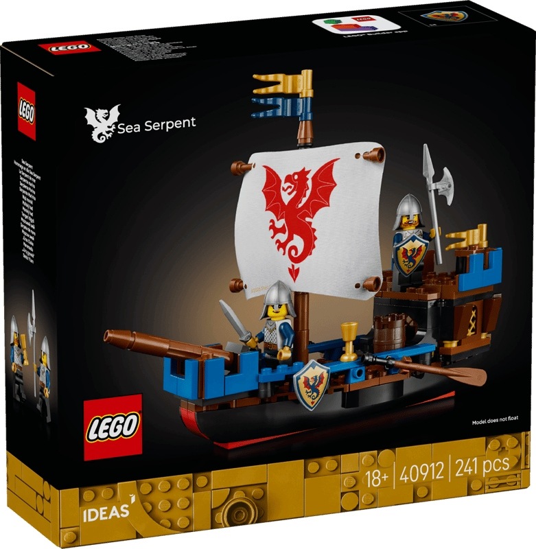 Lego Ideas 40912 Castle Loď Sada Mořský had