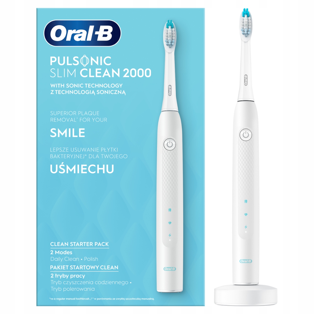 Oral-B, szczoteczka soniczna, Pulsonic Slim Clean 2000