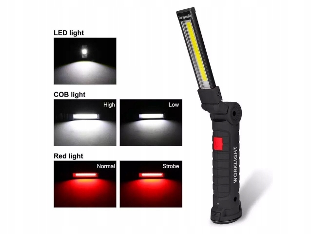 LATARKA WARSZTATOWA LAMPA LAMPKA LED MAGNES 900LM + Mocny Magnes Kod producenta BP-5851