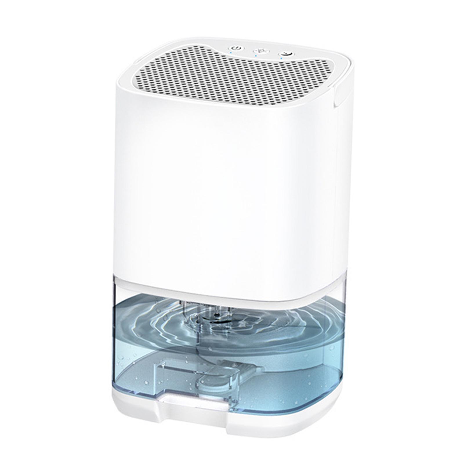 Air Dehumidifier Mini Small Electric White Model Osuszacz powietrza o pojemności 1 l z kolorowym