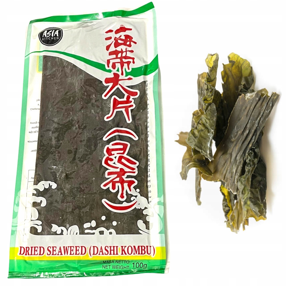 

Glony Wodorosty Kombu Dashi Suszone 100g Asia Kit
