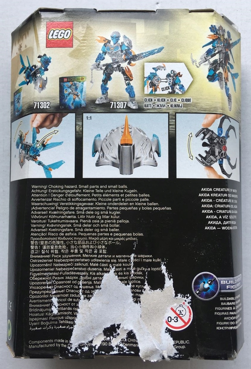 LEGO BIONICLE 71302 - AKIDA WODNA ISTOTA Marka LEGO