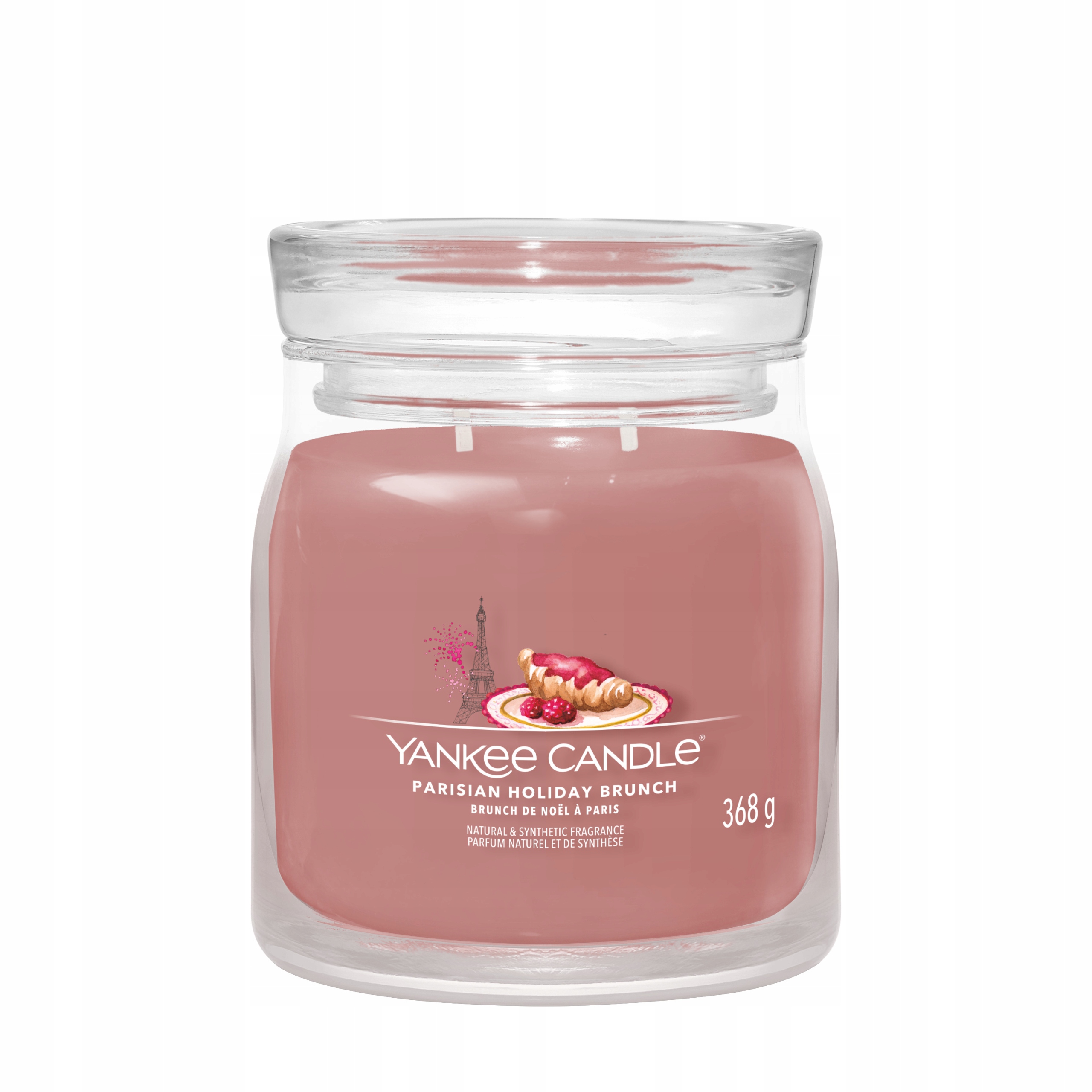Parisian Holiday Brunch Yankee Candle střední svíčka 2 knoty
