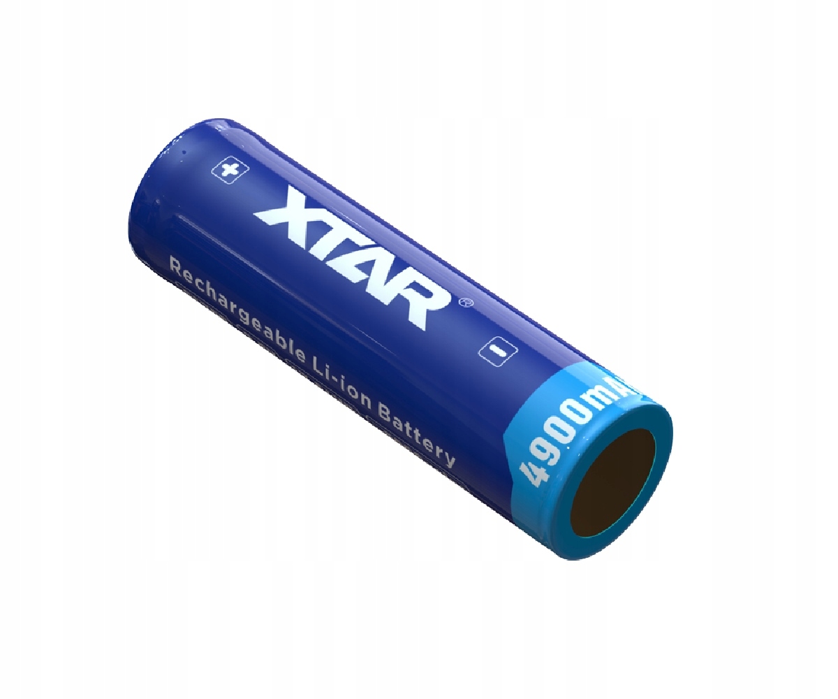 

Xtar 21700-490PCM 4900mAh Li-ION Protected 3,7V