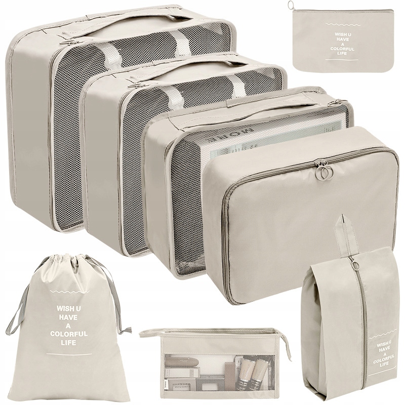 8Pcs set Capacity Luggage Storage Bags For