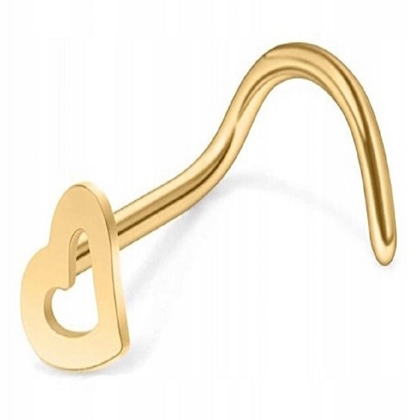 Kolczyk do nosa z otwartym sercem NOSTRIL Punk Marka Emigmat