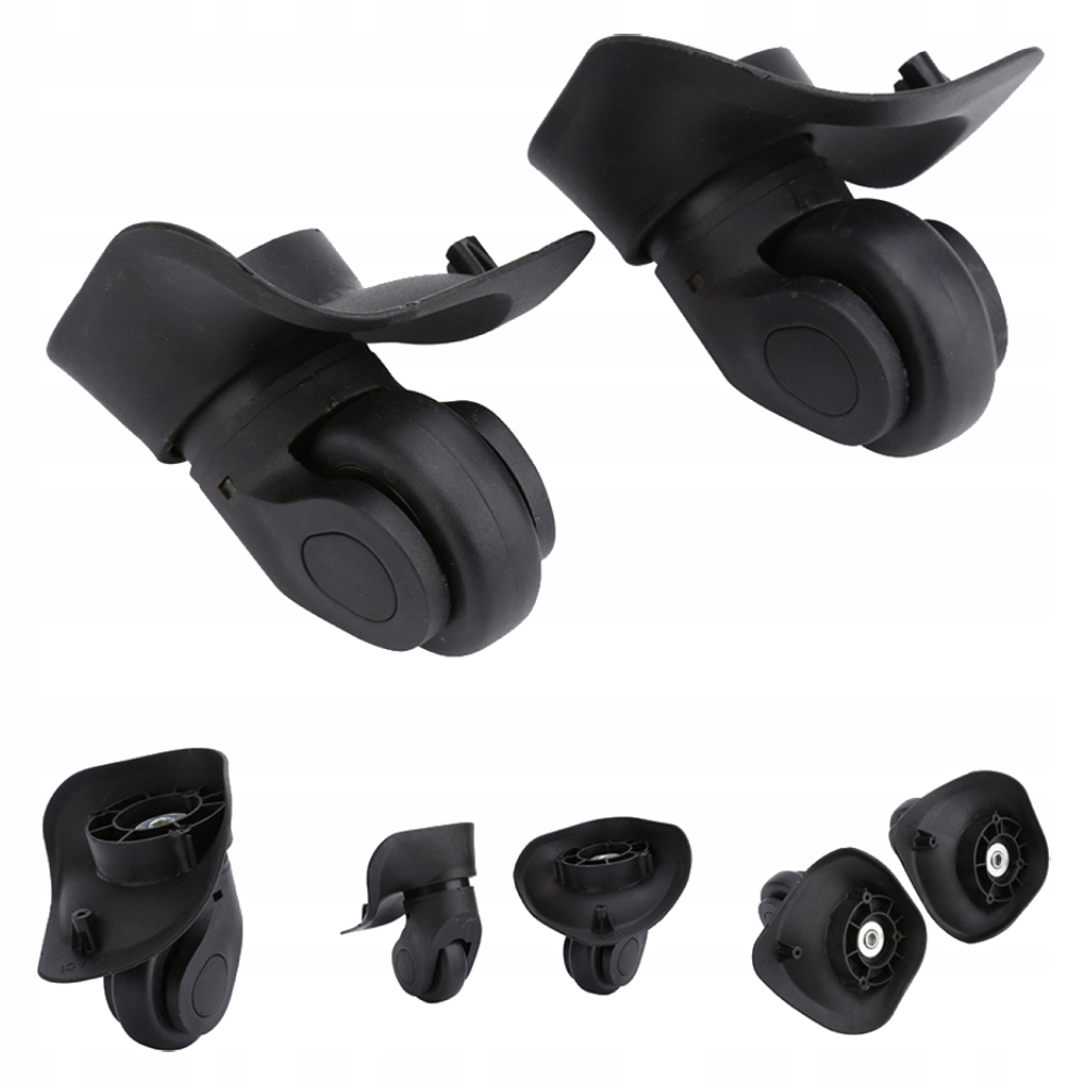 2SZT KÓŁKA UNIWERSALNE PVC KÓŁKO WALIZKI AKCESORIA DO NAPRAWY BAGAŻU