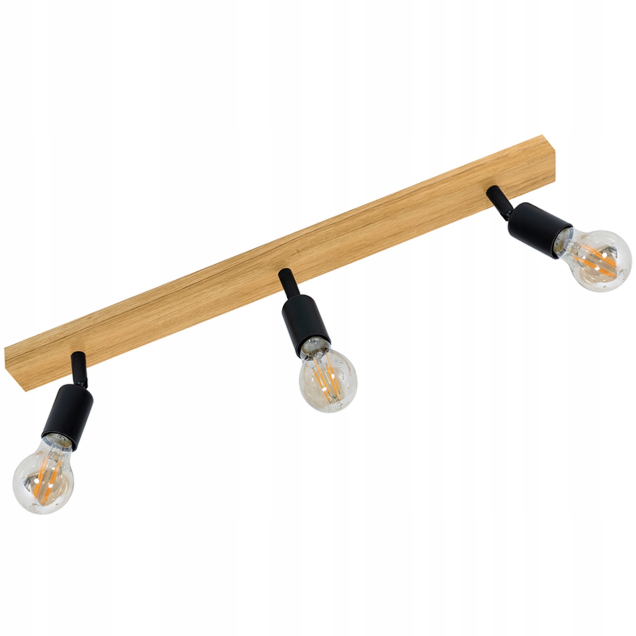 Nástenná lampa Dubová Retro 63 cm E27 Pohyblivá Nástenná Stropná