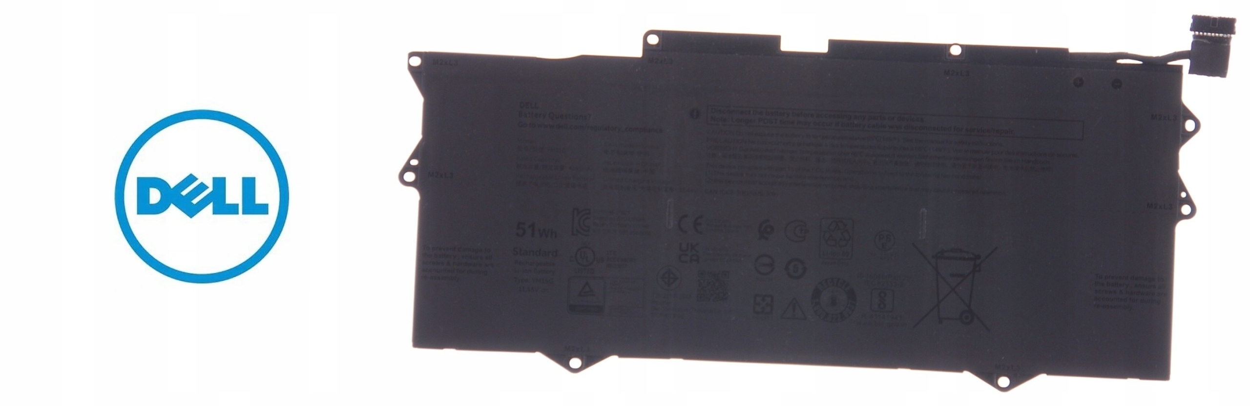 Batéria Dell YM15G 51Wh 4191mAh Latitude 7420, 7420 2v1, 7520, 7520 2v1