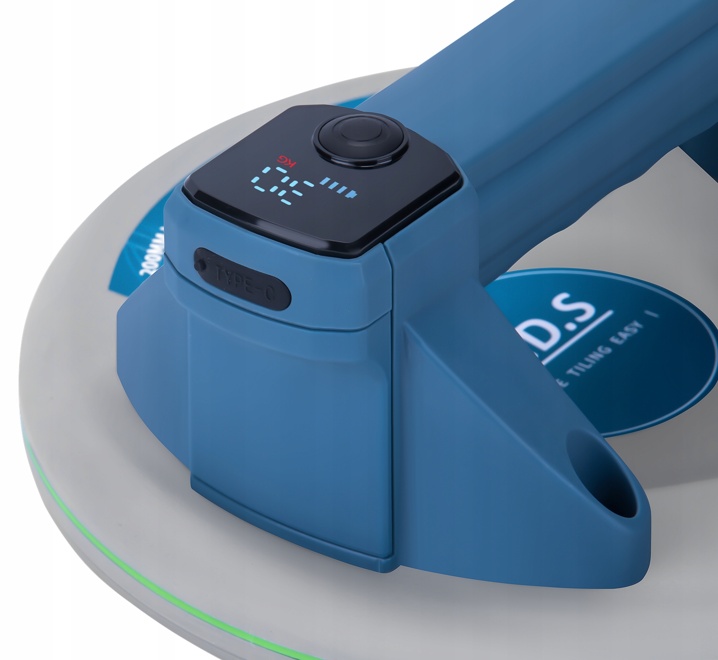 Akumuliatorinis vakuuminis keltuvas stiklui, plytelėms ir akmeniui, PRO WDS2691, iki 200 kg, Ø 200 mm, su LCD ekranu, USB-C – nuotrauka 11