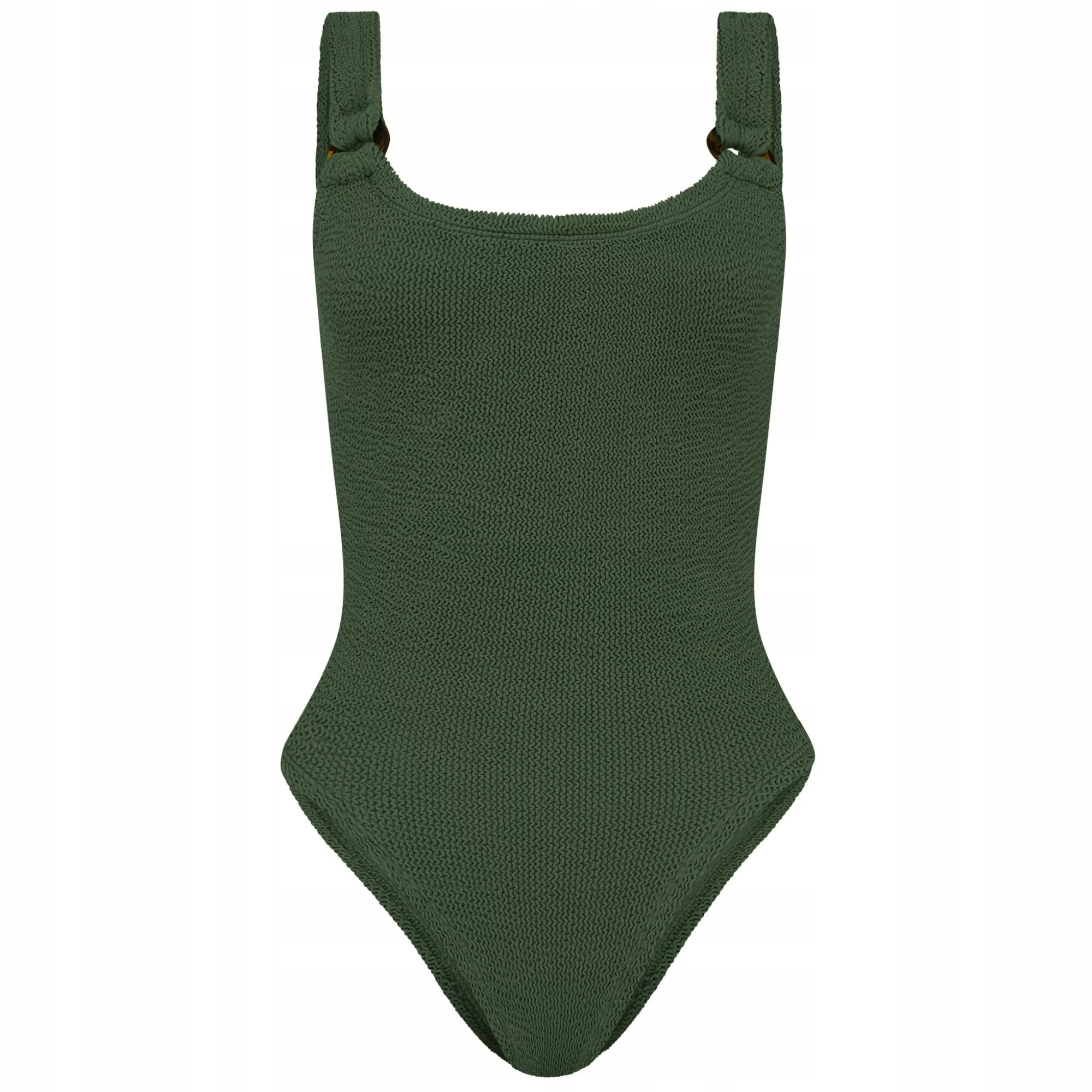 Plavky Domino Metallic Khaki Zelená One size Hunza G