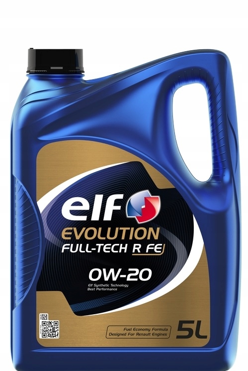 Syntetyczny Olej Elf Evo Full-tec R Fe 0W20 5L