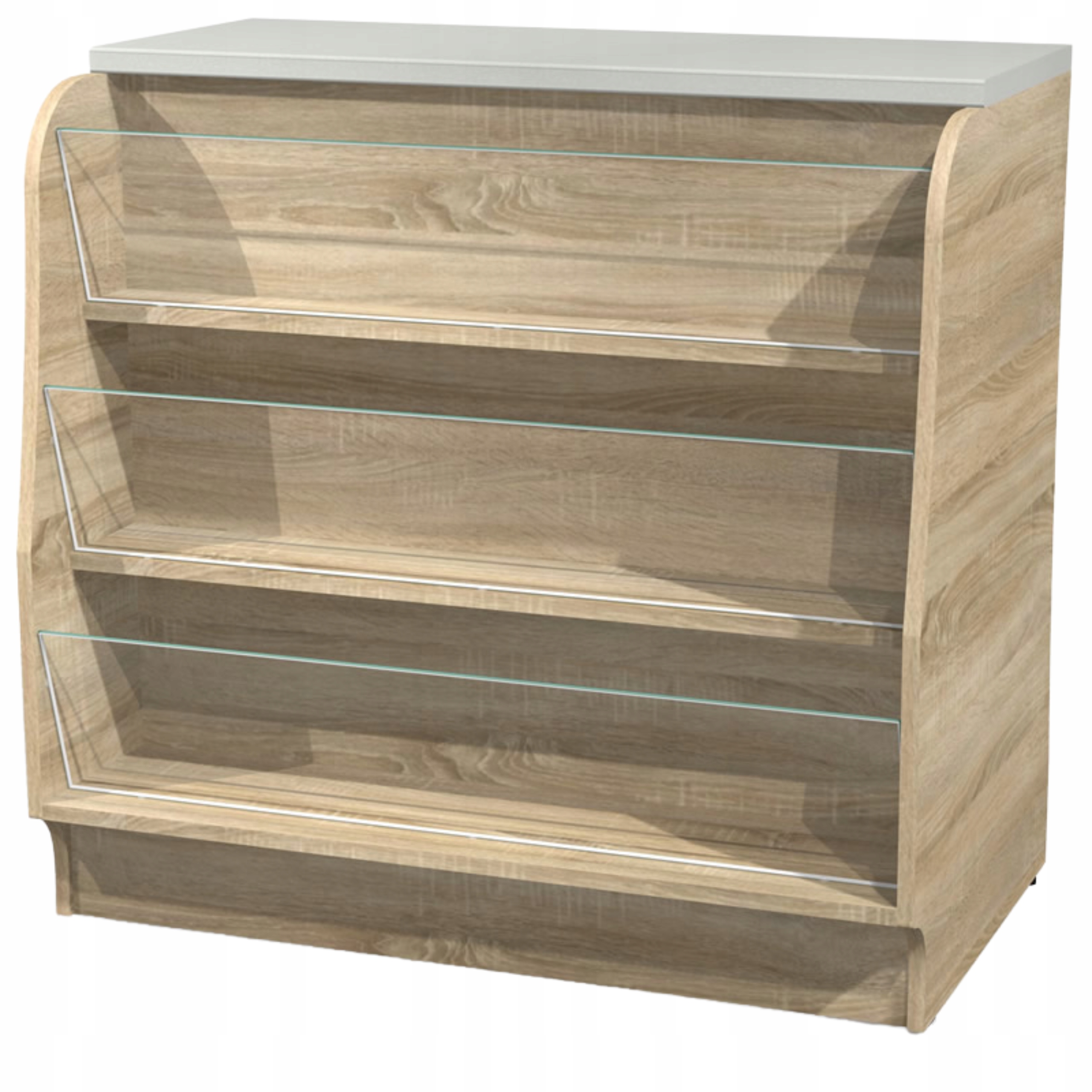 Lada Sklepowa Sprzedażowa Impulsem Gazety Słodycze Głębokość mebla 60 cm