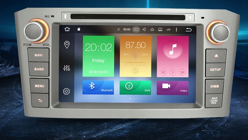Радио 4/ 64gb toyota avensis t25 dvd android gps