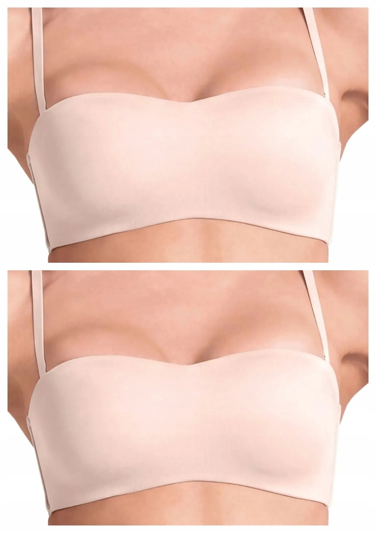 Lormar Feel Ultrashine podprsenka čelenka z mikrovlákna 2 ks talco XL