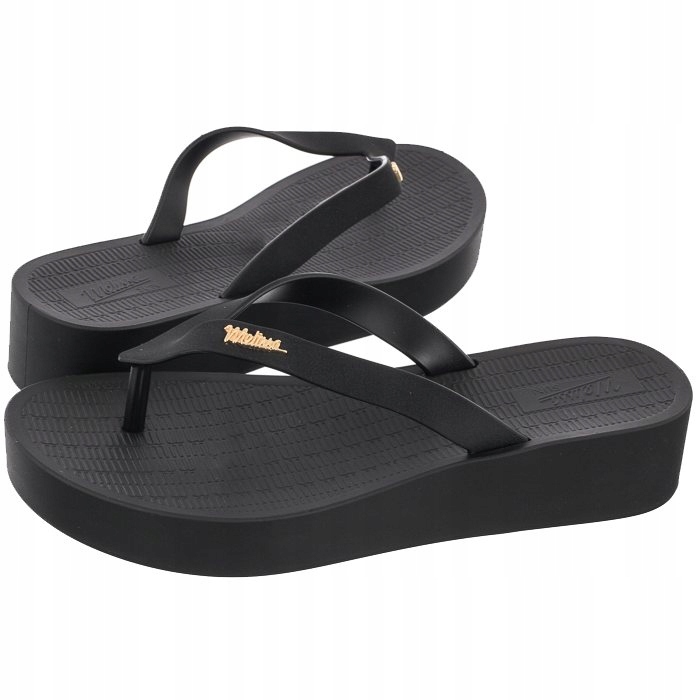 

Buty Damskie Japonki Platforma Melissa Czarne