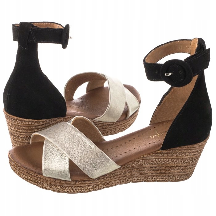 

Buty Damskie Sandały na Lato Maciejka 04565 Złote