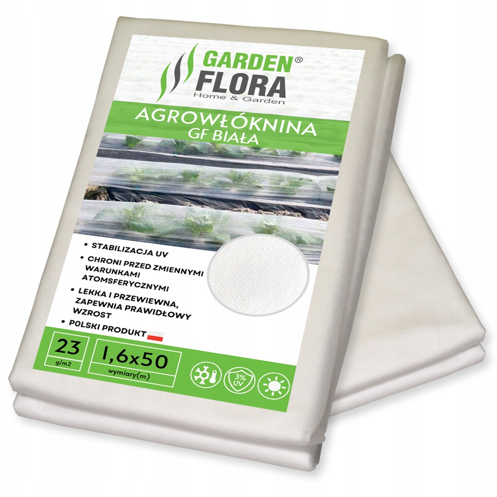 

Agrowłóknina Biała 1,6x50m 23g Zimowa, Jesienna