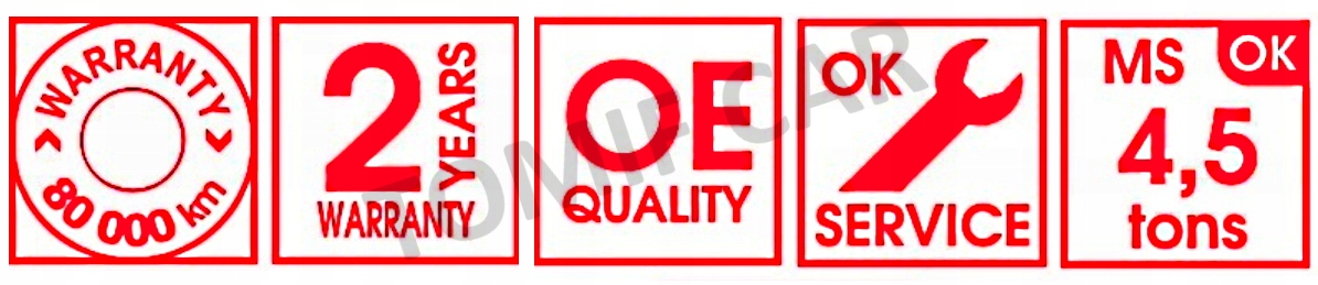 KLOCKI HAMULCOWE PRZÓD I TYŁ Model 13046071102N-SET-MS