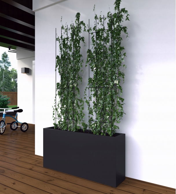 PERGOLA OGRODOWA METALOWA PODPORA DO ROŚLIN RÓŻ KWIATÓW KRATKA ZESTAW 3SZT. Wysokość produktu 120 cm