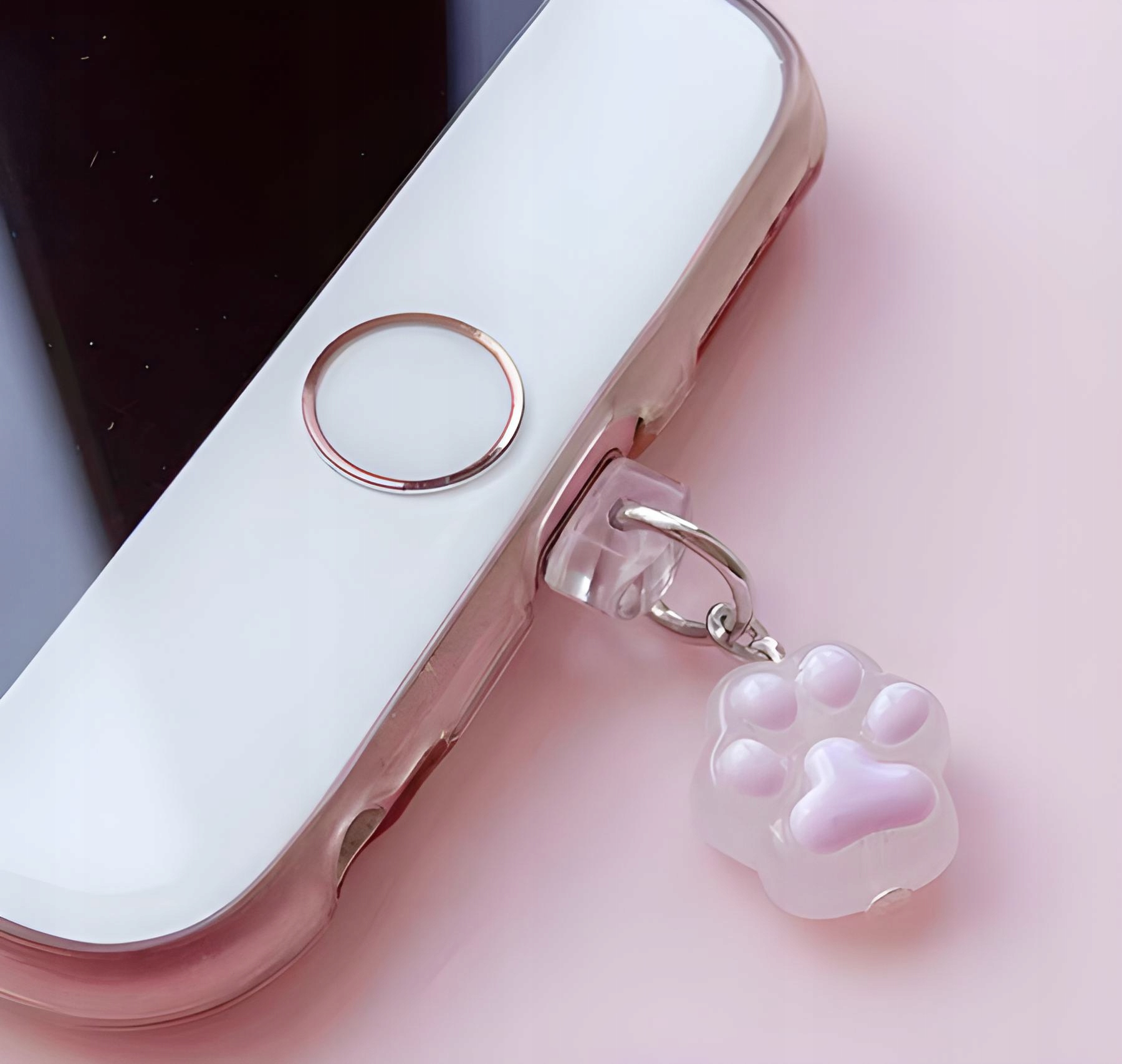 ZATYCZKA ZAŚLEPKA PRZECIW KURZOWI do LIGHTNING ŁAPKA PIES KOT FIOLETOWA Marka Smart-Tel