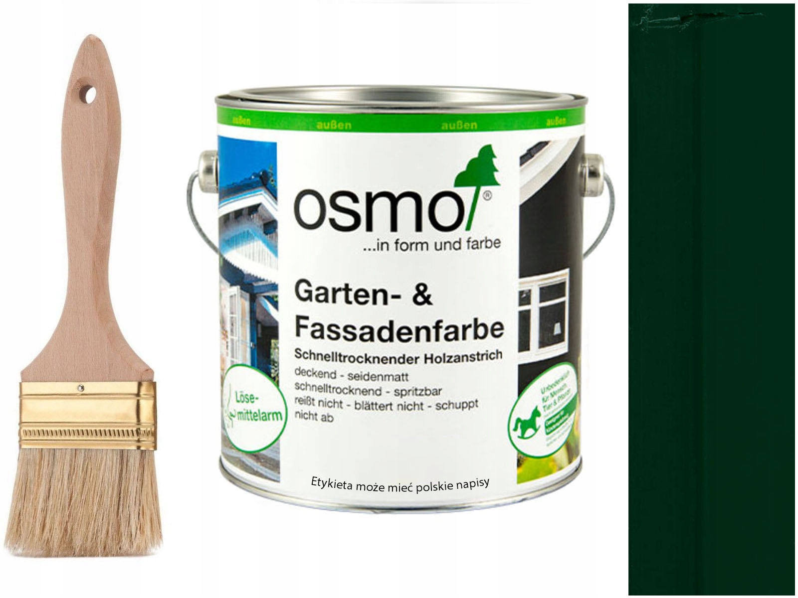 OSMO Farba do drewna fasad 7283 ZIELONY 0,75L