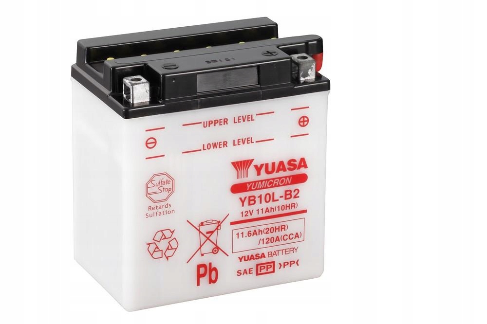 

Akumulator motocyklowy Yuasa YB10L-B2 11.6Ah 120A