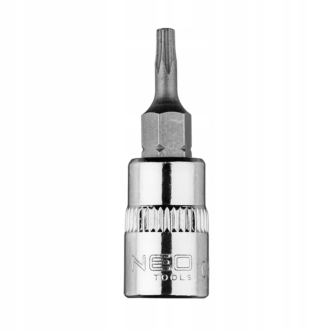 

Końcówka Torx TX10 na nasadce 1/4, krótka 37mm Neo