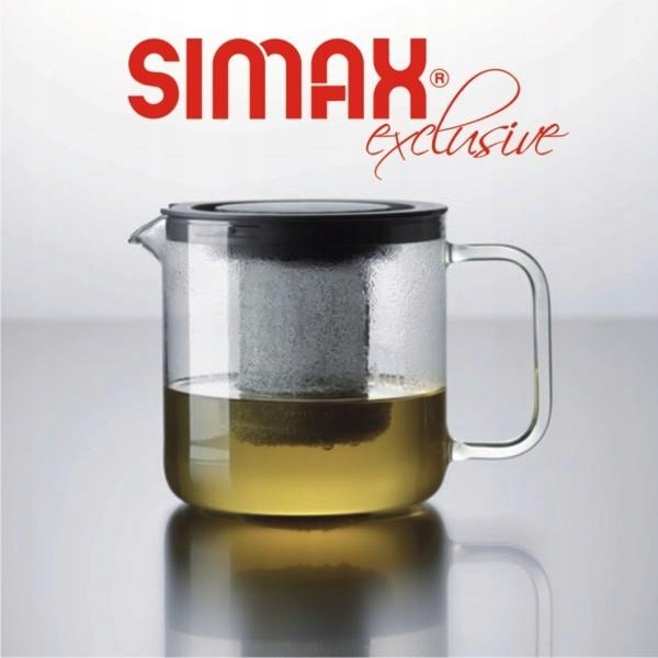 DZBANEK SZKLANY Z ZAPARZACZEM 1,3 L SIMAX FROM Kolor przezroczysty