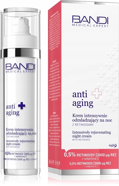 Bandi Anti aging krem intensywnie odmładzający na noc z retinoidami 50ml
