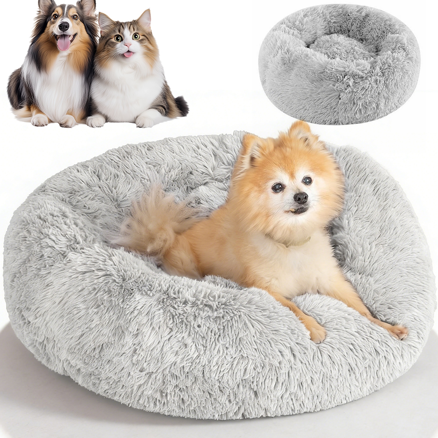 Levně Potah Pro Psa A Kočku Chlupaté Pelíšek Voděodolné Polštář 60 CM