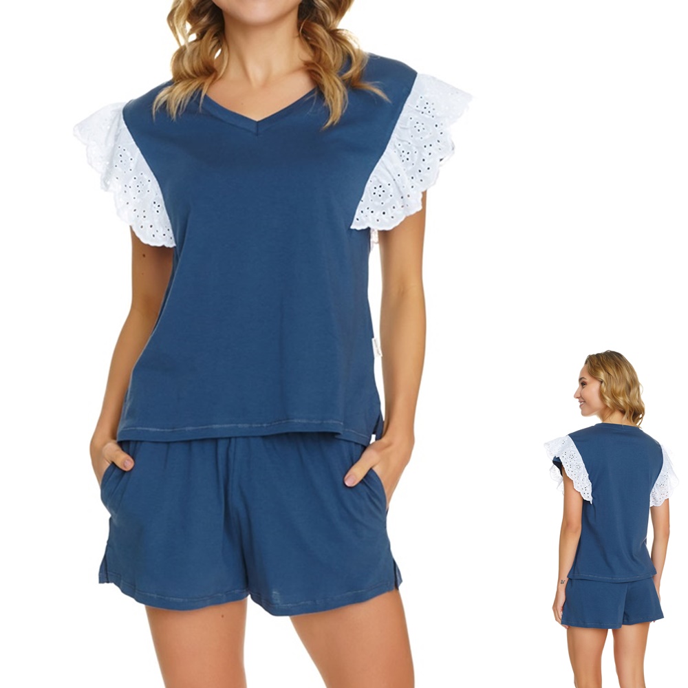 Kojící pyžamo Doctor Nap 5362 deep blue M 38, tmavě modrá