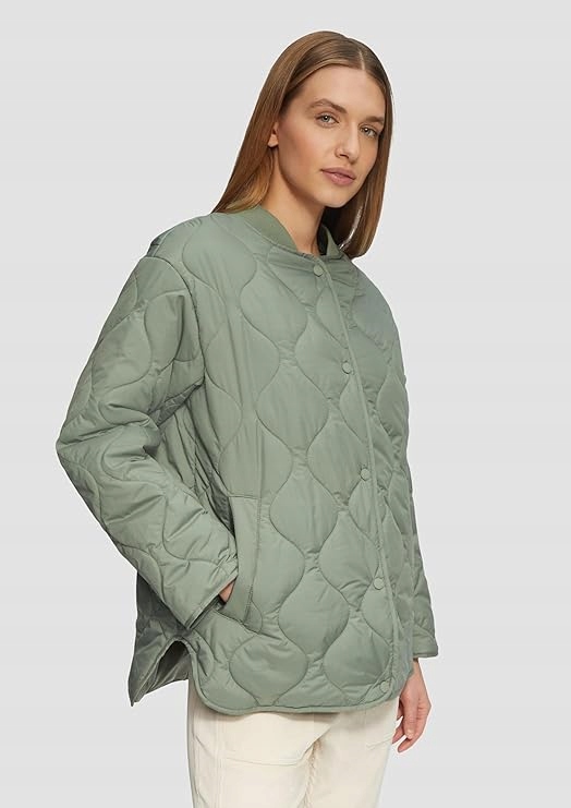 Oliver Prošívaná Bunda S Odnímatelnou Kapucí A Patentkami 38 6EA